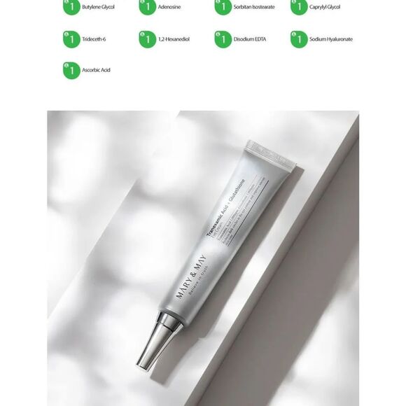 Mary & May, Tranexamic Acid + Glutathione Eye Cream mini - Picture 10 of 10